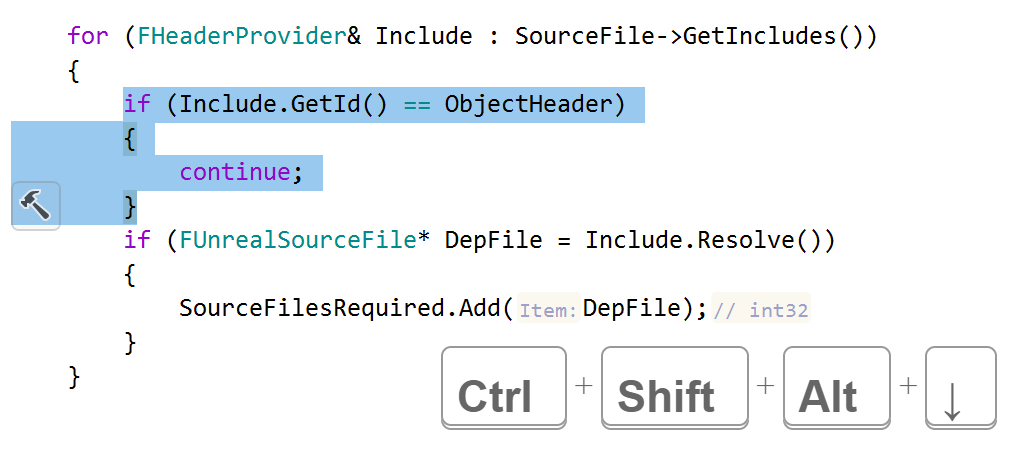 resharper using inside namespace