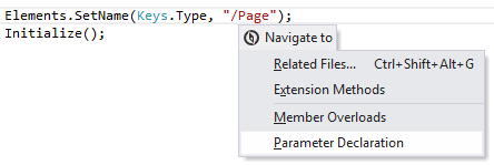 dotPeek: Navigating to parameter declaration