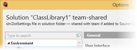 ReSharper: Editing a single settings layer