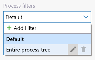 Select a predefined filter