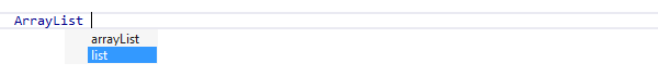 ReSharper: Suggesting type-based variable names in code completion