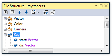 ReSharper: File Structure in TypeScript