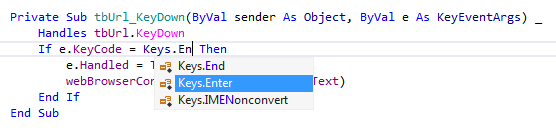 ReSharper: Code completion in VB.NET