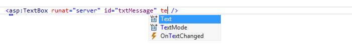ReSharper: Code completion in ASP.NET