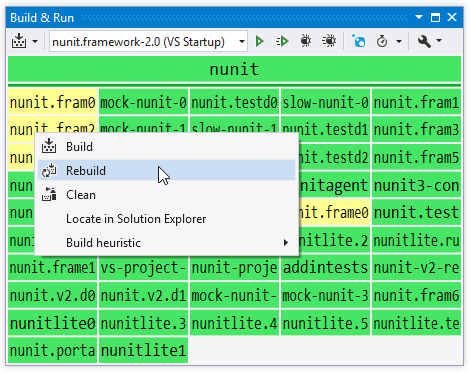 ReSharper: Solution builder window