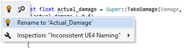 ReSharper: Applying Unreal Engine naming conventions