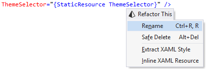 ReSharper's Rename refactoring for static resources in XAML code