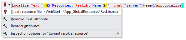 ReSharper: Create resource file quick-fix