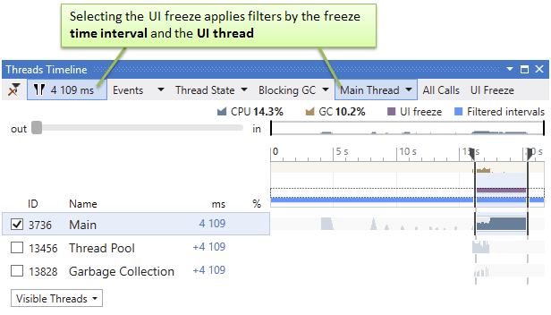 T1 ui freeze filter