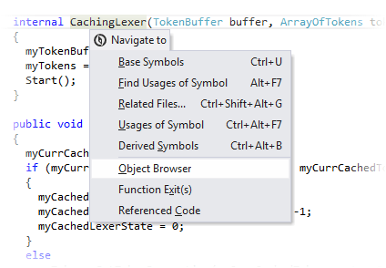 Locating a library symbol in Object Browser