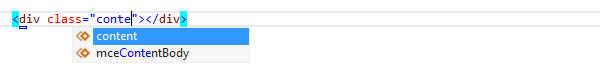 ReSharper: completion for CSS classes and identifiers in HTML