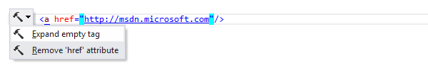 ReSharper: Expand empty tag context action in HTML