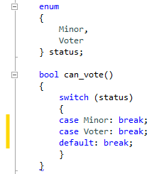 Generating missing case statements in C++