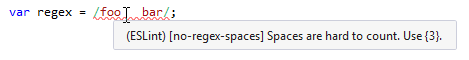 ReSharper: highlighting a code issue detected by ESLint