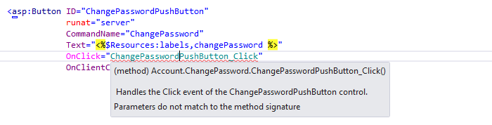 ReSharper: 'Change signature' quick-fix in ASP.NET
