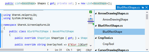 ReSharper. Studying implementations of the symbol in the Peek Definition view