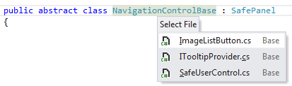 dotPeek: navigating related files