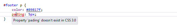 ReSharper: CSS error highlighting