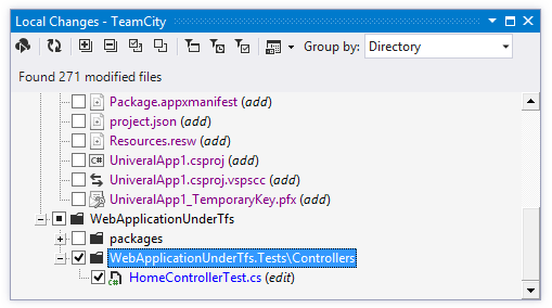 TeamCity Add-in: 'Failed Tests' window