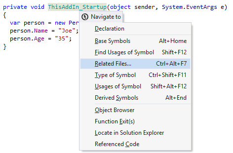 'ReSharper for VSTO' tutorial