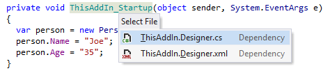 'ReSharper for VSTO' tutorial