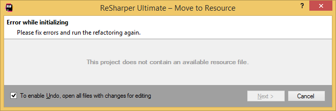 Applying the 'Move to Resource' refactoring Applying the 'Move to Resource' refactoring