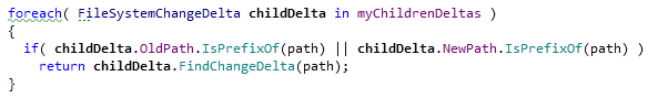 ReSharper: Converting a loop to a LINQ expression quick-fix