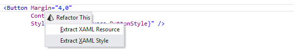 ReSharper: Extract XAML Resource refactoring