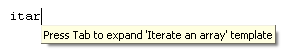 ReSharper: Live templates