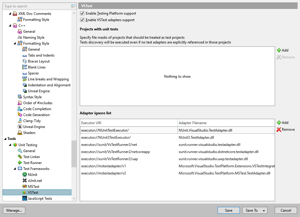 ReSharper options: Tools | Unit Testing | Test Frameworks | VSTest