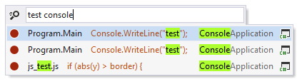 ReSharper: finding breakpoints