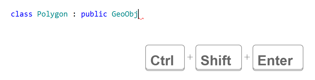 ReSharper C++: complete statement