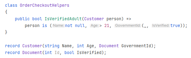 ReSharper: Inlay hints for deconstruction pattern component names