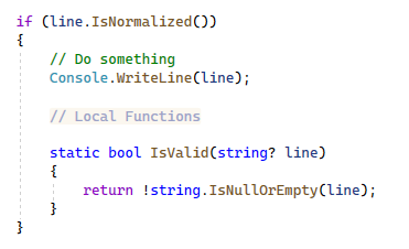 ReSharper: Inlay hints for trailing local functions in an 'if' block