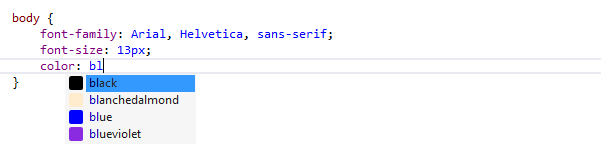 ReSharper: CSS のコード補完 ReSharper: Code completion in CSS
