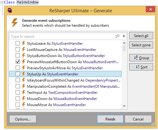 ReSharper: Generating event subscriptions in VB.NET ReSharper: Generating event subscriptions in VB.NET