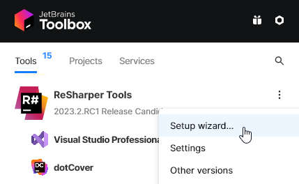 ReSharper：通过 Toolbox App 访问 dotUltimate 安装程序