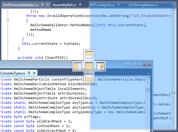 dotPeek：重新排列选项卡