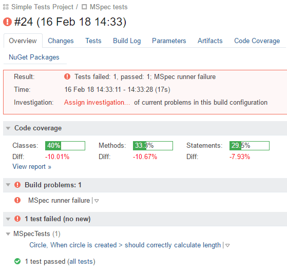 TeamCity. MSpec 测试运行概览 TeamCity. MSpec 测试运行概览