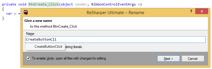 “ReSharper for VSTO” 教程