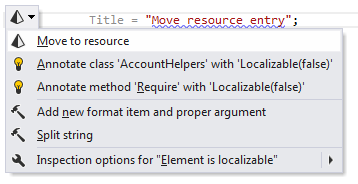 ReSharper: A quick-fix to move string literal to resource ReSharper: A quick-fix to move string literal to resource