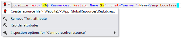 ReSharper: Create resource file quick-fix ReSharper: Create resource file quick-fix