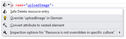 ReSharper: A quick-fix to remove a resource entry, which has no culture-specific overrides ReSharper: A quick-fix to remove a resource entry, which has no culture-specific overrides