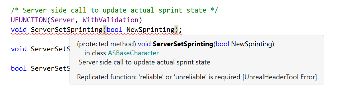 UnrealHeaderTool Error: 'reliable' or 'unreliable' is required UnrealHeaderTool Error: 'reliable' or 'unreliable' is required