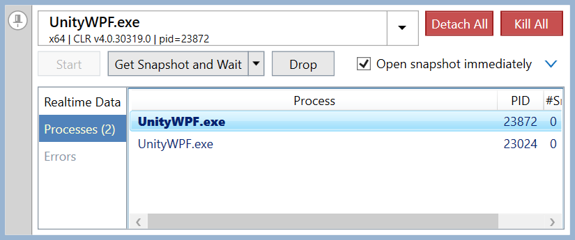 Select a process Select a process