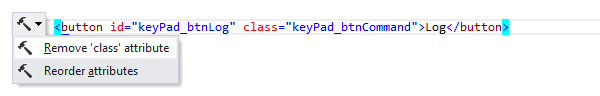 ReSharper: Remove attribute context action in HTML ReSharper: Remove attribute context action in HTML