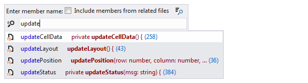 ReSharper: 'Go to File Member' in TypeScript ReSharper: 'Go to File Member' in TypeScript