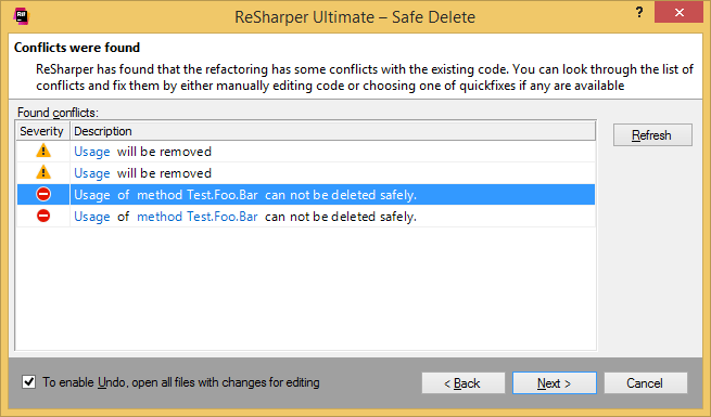 Resolving refactoring conflicts Resolving refactoring conflicts