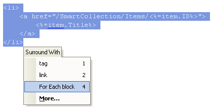 ReSharper: Live templates ReSharper: Live templates