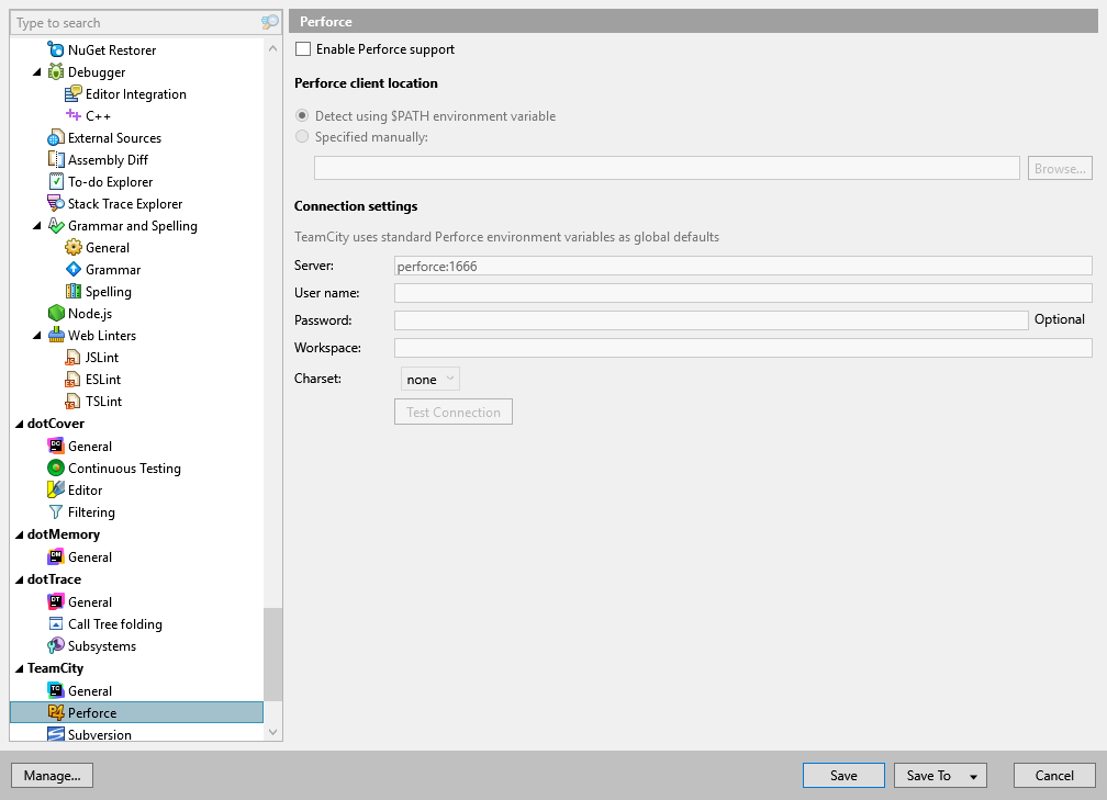 TeamCity Add-in options: TeamCity | Perforce TeamCity Add-in options: TeamCity | Perforce